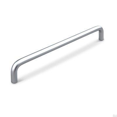 Tirador para mueble longitudinal Barga 224 plata