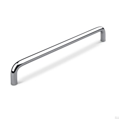 Tirador para mueble longitudinal Barga 224, cromo brillo