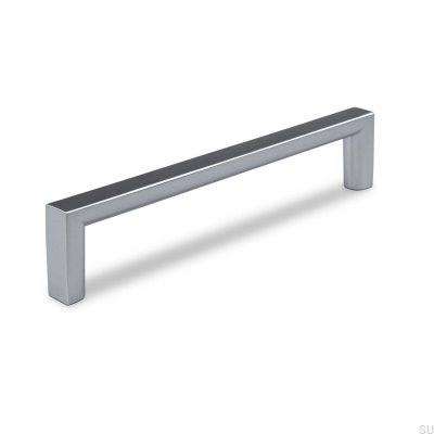Tirador para mueble alargado Calabro 128 Plata