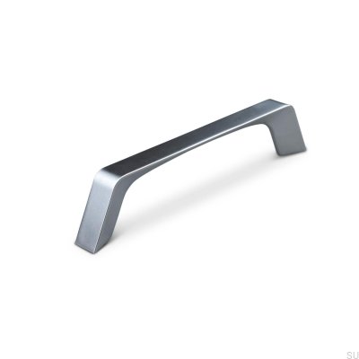 Tirador para mueble rectangular Cori 128 plateado