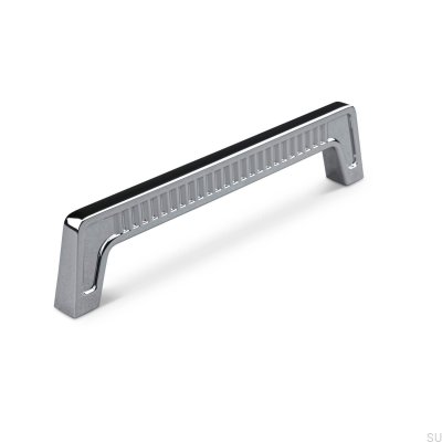 Tirador para mueble alargado Ferrara 160, cromo brillo