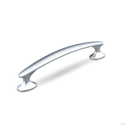 Tirador para mueble alargado Genga 128, cromo mate