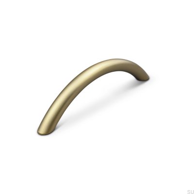 Tirador para mueble rectangular Marseille 96 Brushed Gold