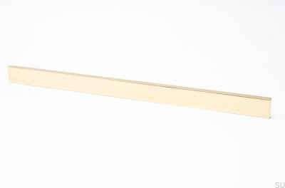 Tirador para mueble Clean Cut 224 Oro Latón Pulido Sin pintar