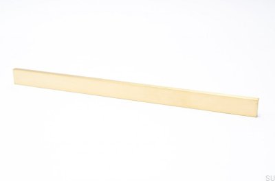 Tirador para mueble Clean Cut 224 Oro Latón Cepillado Sin pintar