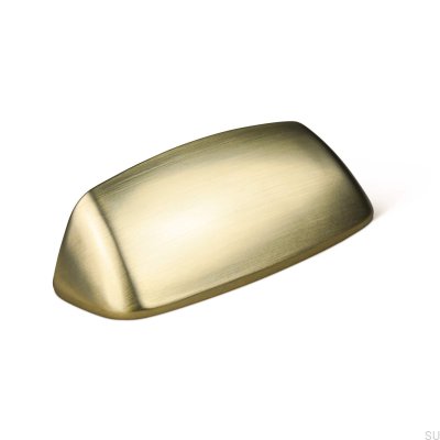 Tirador para mueble concha Pescara 64 Oro Cepillado