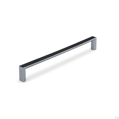 Tirador para mueble alargado Sala 192, cromo pulido