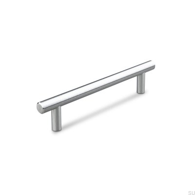 Tirador para mueble longitudinal Tivoli 160, aluminio, plata