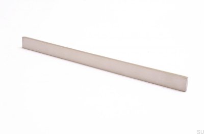 Manija para mueble Clean Cut 224 Acero cepillado plateado