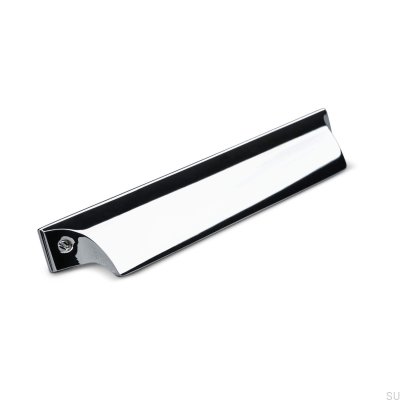 Tirador para mueble Trani 128 Shell, cromo pulido