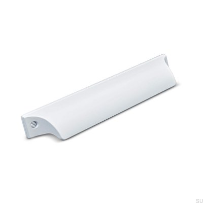 Tirador para mueble Shell Trani 128 Metal Blanco Mate
