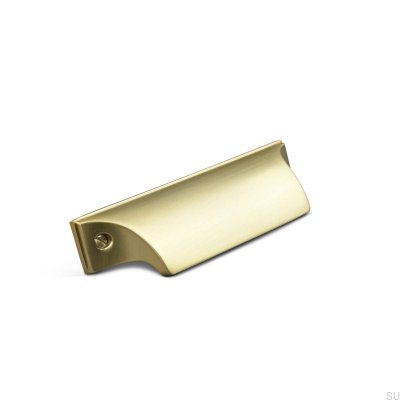 Tirador para mueble concha Trani 64 Brushed Gold