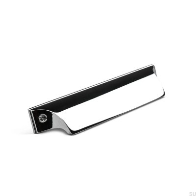 Tirador para mueble Trani 96 Shell, cromo pulido