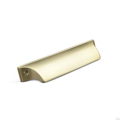 Tirador para mueble concha Trani 96 Brushed Gold