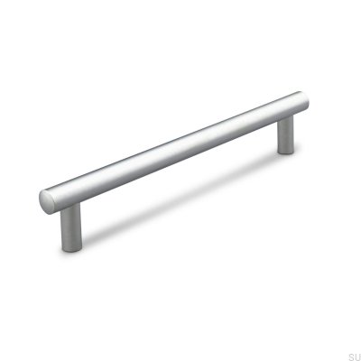 Tirador para mueble alargado Trento 192, níquel mate