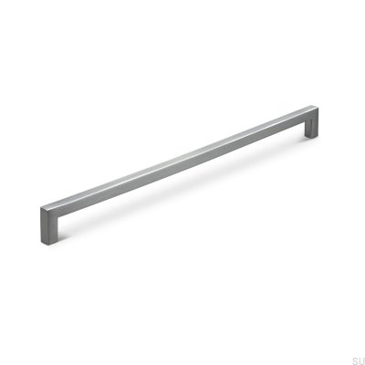  Tirador para mueble alargado Tripoli 320 Plata Cepillado