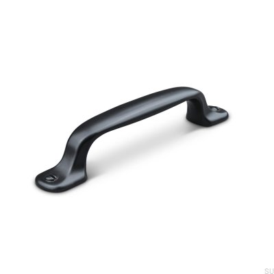 Tirador para mueble alargado Vallo 96, metal, negro mate