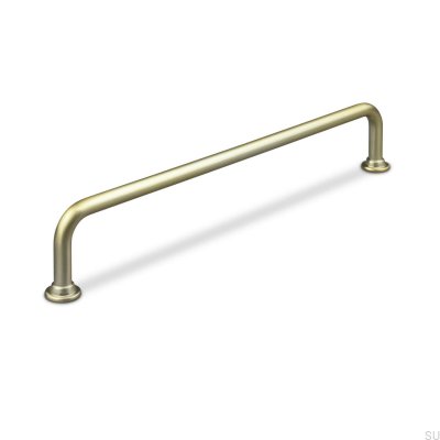 Tirador para mueble alargado Venosa 192 Oro cepillado