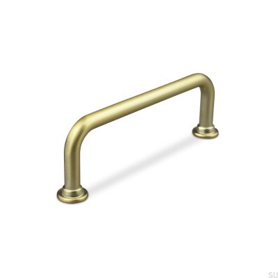 Tirador para mueble alargado Venosa 96, oro cepillado