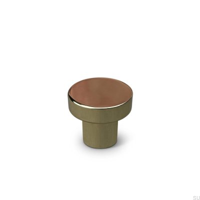 Pomo para mueble Agno 28 dorado
