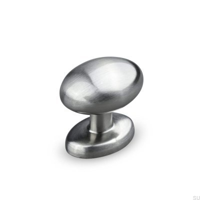 Pomo para mueble Atri Plata Cepillado