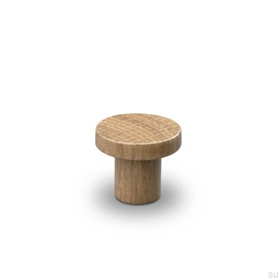Pomo para muebles de madera de roble Dunkehalla 29