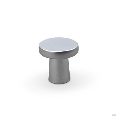 Pomo para mueble Garda 25 plata