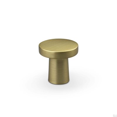 Pomo para mueble Garda 25 Oro Cepillado