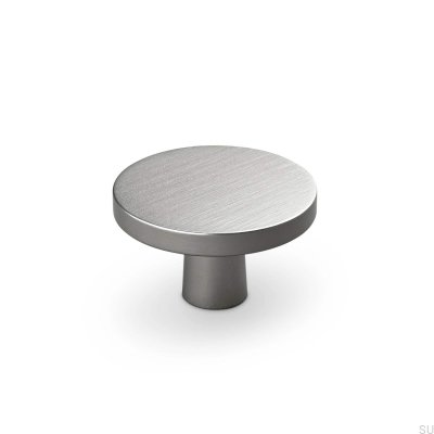 Pomo para mueble Garda 42 Plata Cepillada