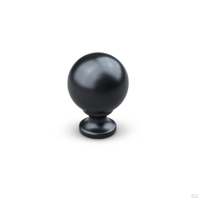 Pomo para mueble Labaro 30 Metal Negro Mate