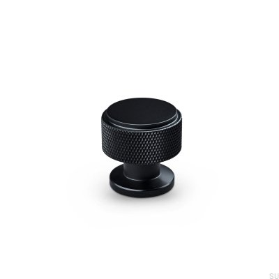 Pomo para muebles de metal Lonato 30, negro mate