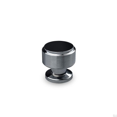 Pomo para mueble Lonato Stripe 30, cromo pulido