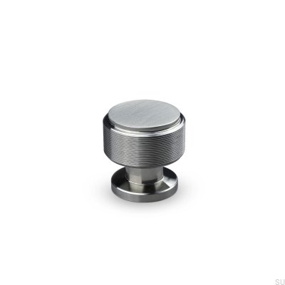 Pomo para mueble Lonato Stripe 30 Plata Cepillada