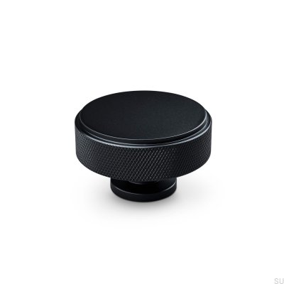 Pomo para mueble de metal Lonato 50, negro mate