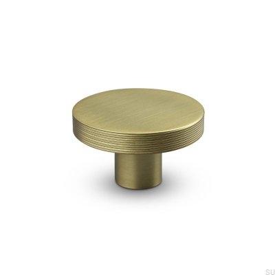 Pomo para mueble Monza Stripe 42 Oro cepillado