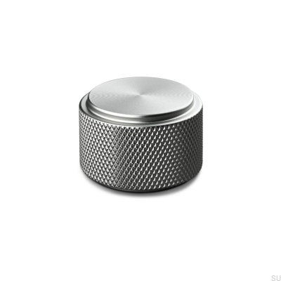 Pomo para mueble Rimini 30 Plata Cepillada