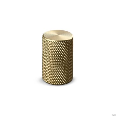Pomo para muebles Rimini 18 dorado cepillado