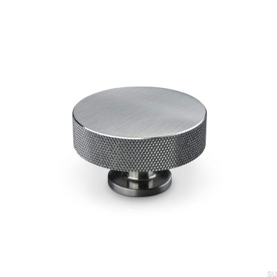 Pomo para mueble Sassari 50 Plata Cepillada