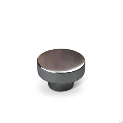 Pomo para mueble Vasto 34, cromo pulido