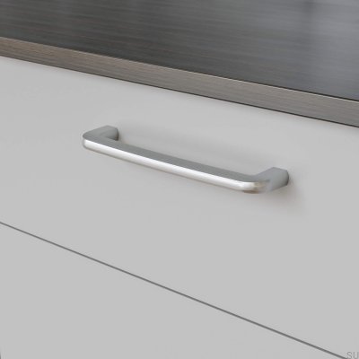 Tirador para mueble alargado Visby 192 Plata cepillado