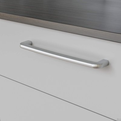 Tirador para mueble alargado Visby 256 Plata cepillado