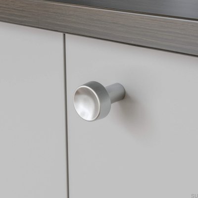 Pomo para mueble Hjo 25 plata