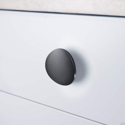 Pomo para mueble Särö 70 Metal Negro Mate (2 piezas)
