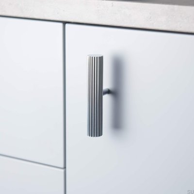 Pomo para mueble T-Bar Smögen Plata (2 piezas)