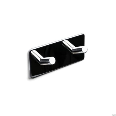 Percha de pared Nantes 120-2 Cromo brillo