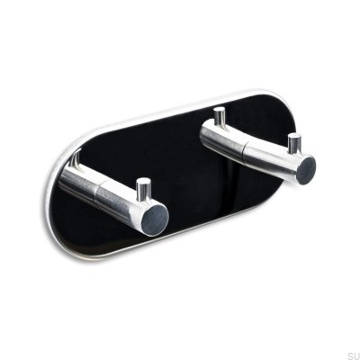 Colgador de pared Tours 120-2, cromo pulido