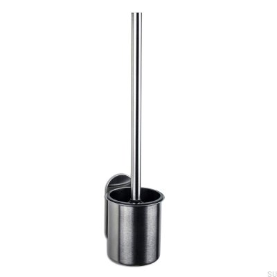 Escobillero de pared Tours Silver Brushed