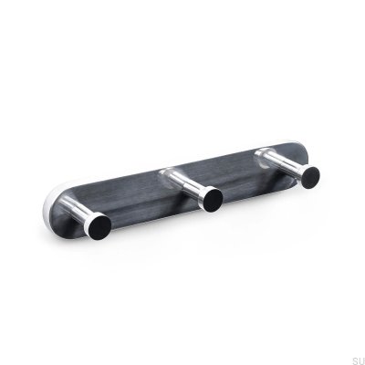 Colgador de pared Dijon 225-3, cromo pulido