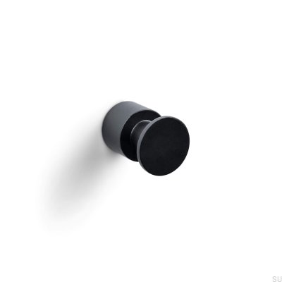 Colgador de pared Dijon 19-1, metal, negro mate