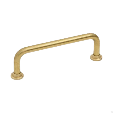 Uchwyt meblowy podłużny 1353 mosiężny od Beslag Design